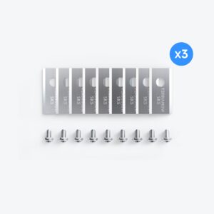 3 sets reservemessen (27 stk)